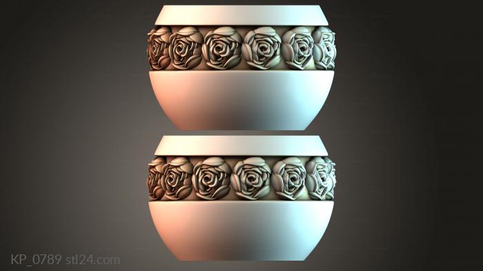 Chapiters (Top of the column, KP_0789) 3D models for cnc