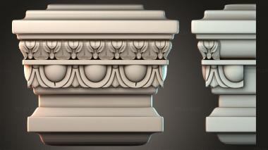 Chapiters Top of the column 3d model
