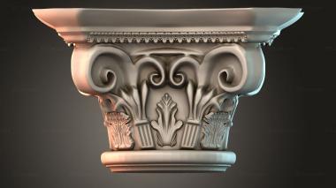 Chapiters Top of the column 3d model