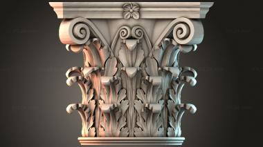 Chapiters Top of the column 3d model