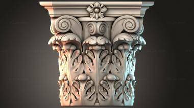 Chapiters Top of the column 3d model