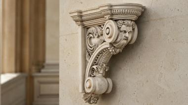 Brackets of different styles Classic head bracket 3d model