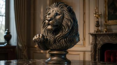 Lions Bust of a Lion 3d model