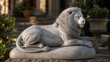 Lions Lion on a Rock 3d model
