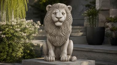 Lions Seated Lion 3d model