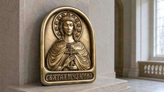 Mini-icon Holy Martyr Julia 3d model