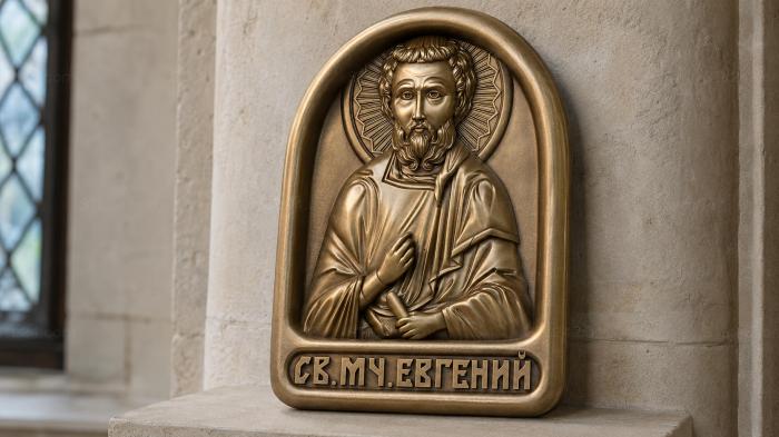 Mini-icon Holy Martyr Eugene 3d model