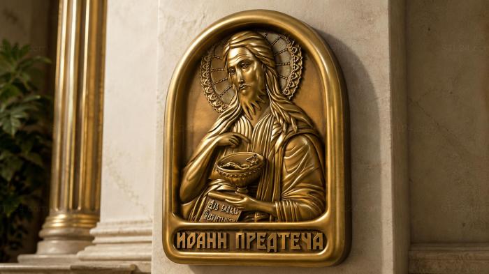 Mini-icon John the Baptist 3d model