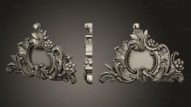 Onlays Carved pommel 3d model
