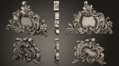 Onlays Capital and two overlays 3d model
