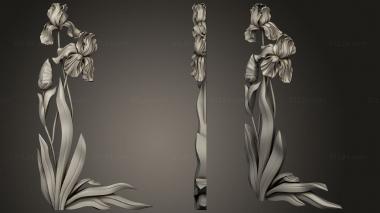 Onlays Flower by sketch 3d model