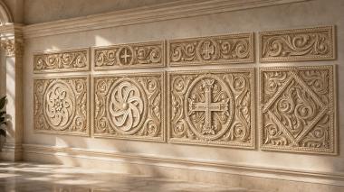 Church panel PC_0272-2 3d model