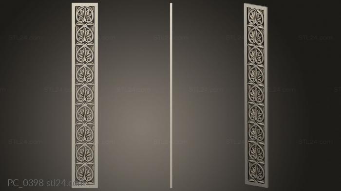 Church panel (Panel with a charptitsa, PC_0398) 3D models for cnc