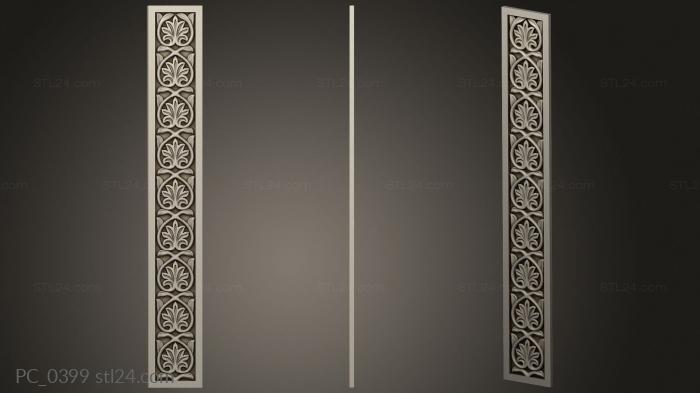 Church panel (Carved column version2, PC_0399) 3D models for cnc