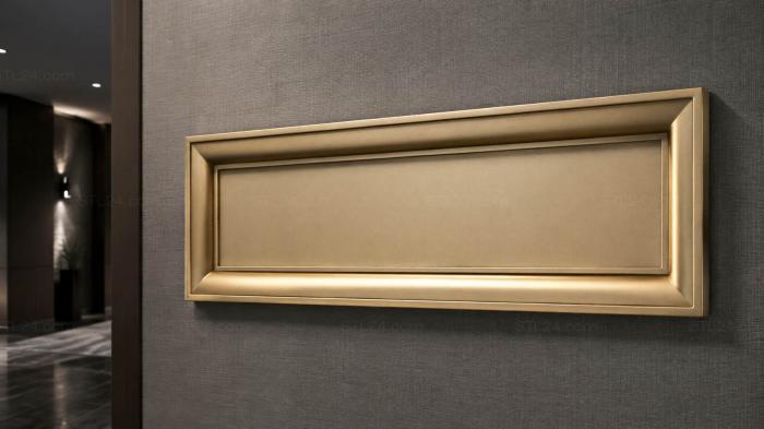 Horisontal panel (PG_0003-1) 3D models for cnc