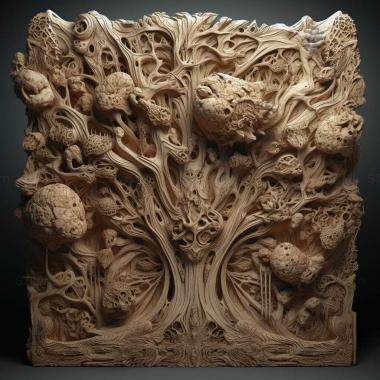 Patterns and decorations stl Rhizotrogus 4 3d model