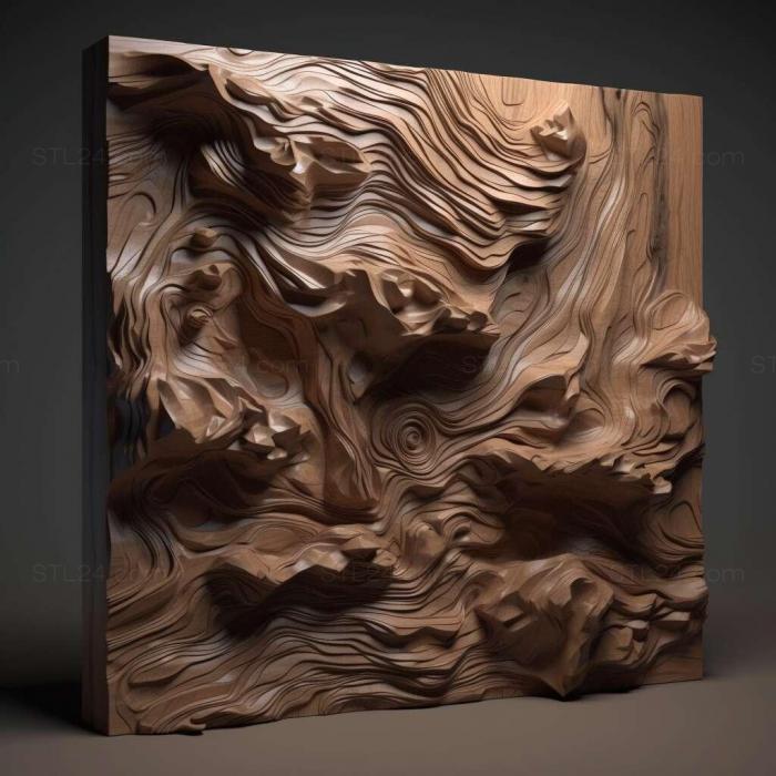 Patterns and decorations (st long exposure 4, PATTERN_1016) 3D models for cnc