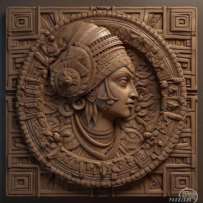 Patterns and decorations (stl Bembix harenarum 3, PATTERN_1019) 3D models for cnc