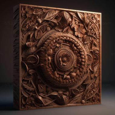 Patterns and decorations stl Karlidia peterseni 2 3d model