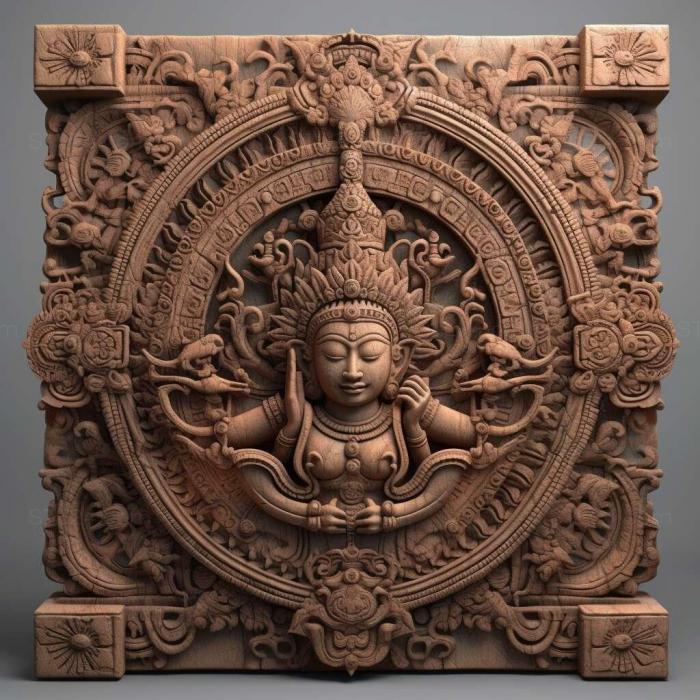 Patterns and decorations (stl Caenagnathasia 3, PATTERN_1047) 3D models for cnc