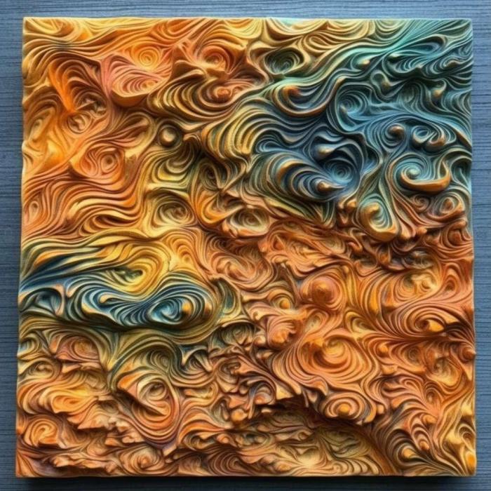 Patterns and decorations (stl encaustic painting 1, PATTERN_1061) 3D models for cnc