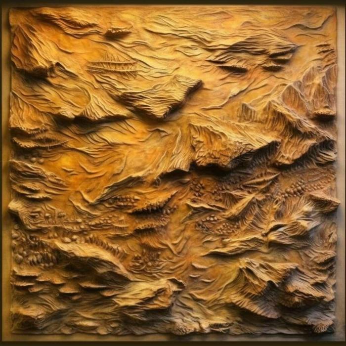 Patterns and decorations (stl encaustic painting 3, PATTERN_1063) 3D models for cnc