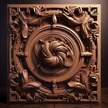 Patterns and decorations Abstract The Art of Design TV series 1 3d model