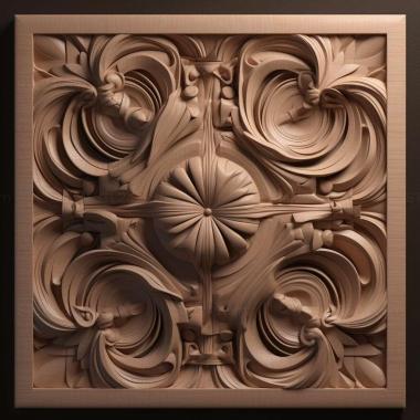 Patterns and decorations Abstract The Art of Design TV series 2 3d model