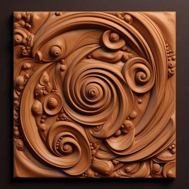 Patterns and decorations Abstract The Art of Design TV series 3 3d model