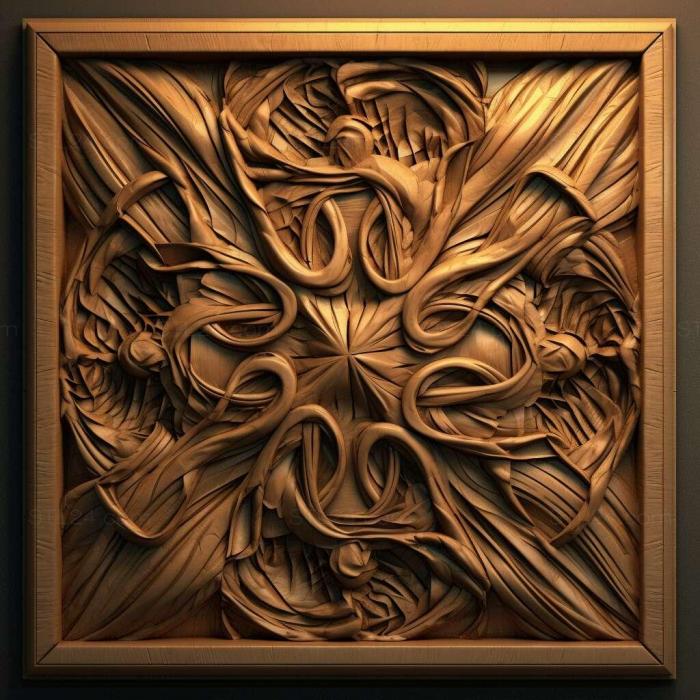 Patterns and decorations (Abstract The Art of Design TV series 4, PATTERN_1088) 3D models for cnc