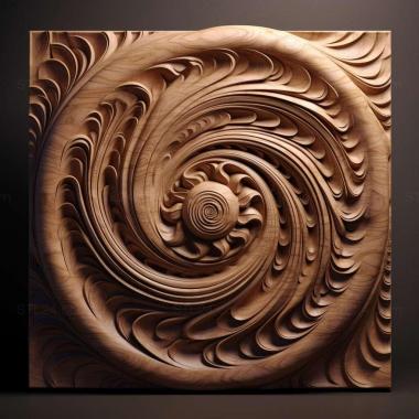 Patterns and decorations stl Hypnoidinae 4 3d model