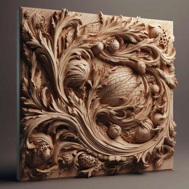 Patterns and decorations stl Eurycea cirrigera 4 3d model