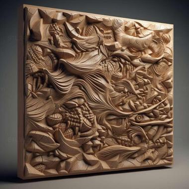 Patterns and decorations stl Formica biophilica 2 3d model