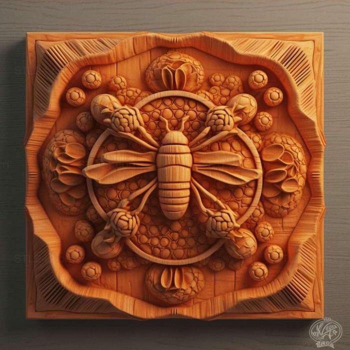 Patterns and decorations (stl Smilirhexia naranja 2, PATTERN_1166) 3D models for cnc