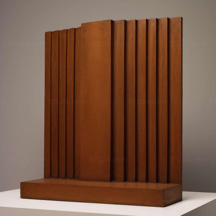 Patterns and decorations (st Barnett Newman American artist 3, PATTERN_1219) 3D models for cnc