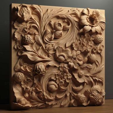 Patterns and decorations stl Glossotilla 3 3d model
