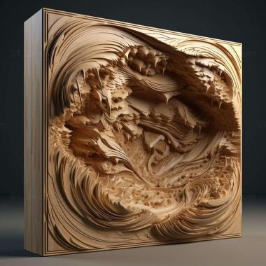 Patterns and decorations stl Hydrochasma 4 3d model