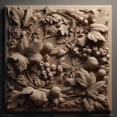 Patterns and decorations stl Formica foreli 1 3d model