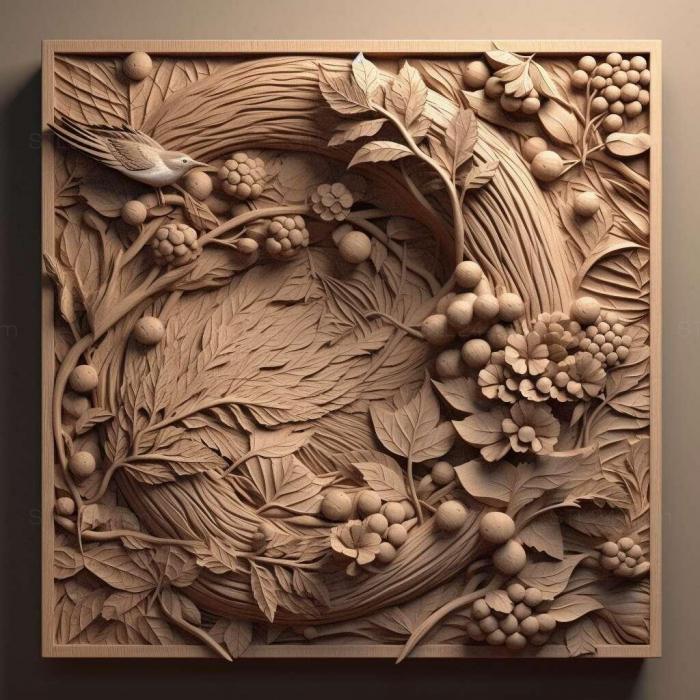 Patterns and decorations (stl Kinzelbachilla ellenbergeri 1, PATTERN_1265) 3D models for cnc
