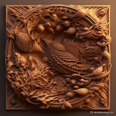 Patterns and decorations stl Saperda maculosa 2 3d model