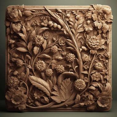 Patterns and decorations stl Glycera lapidum 2 3d model
