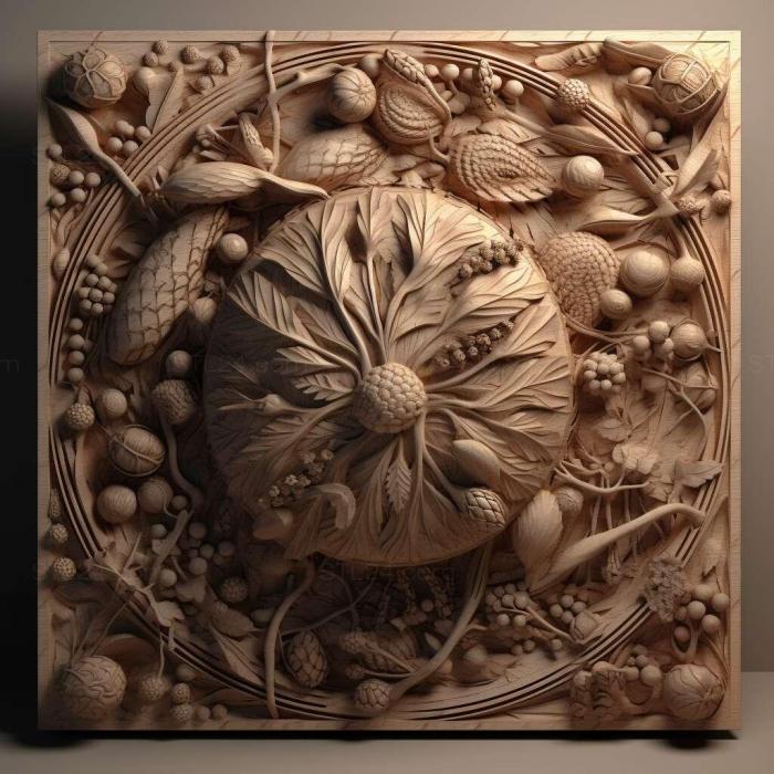 Patterns and decorations (stl Carebara brevipilosa 1, PATTERN_1325) 3D models for cnc