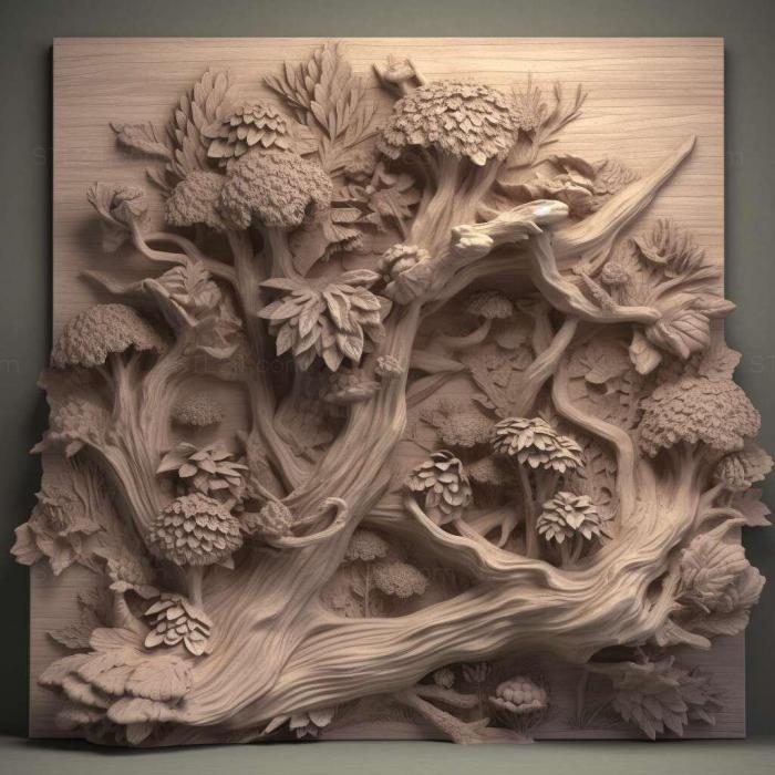 Patterns and decorations (stl Carebara brevipilosa 3, PATTERN_1327) 3D models for cnc