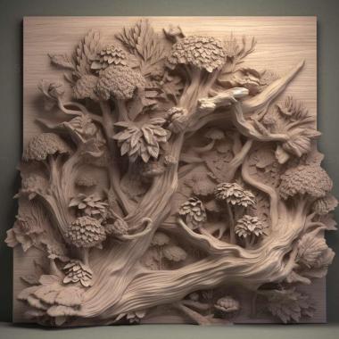 Patterns and decorations stl Carebara brevipilosa 3 3d model