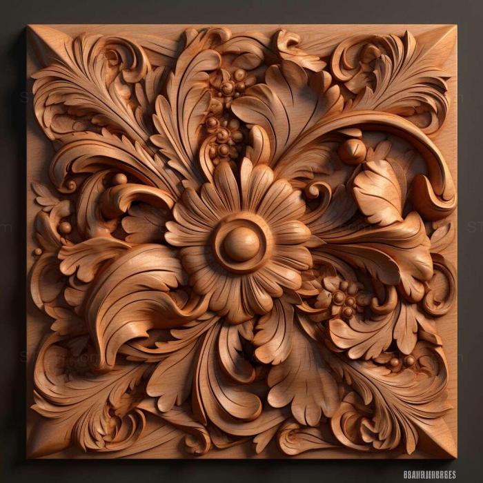 Patterns and decorations (stl Brilliance BS6 3, PATTERN_1331) 3D models for cnc