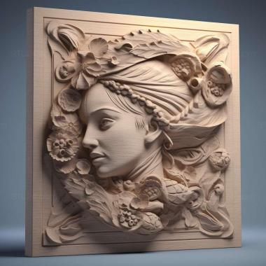 Patterns and decorations stl Hydrocassis 2 3d model