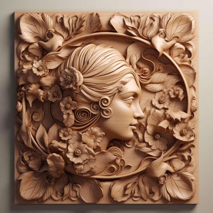 Patterns and decorations (stl Hydrocassis 4, PATTERN_1344) 3D models for cnc