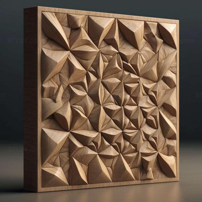 Patterns and decorations (stl Hybomitra rhombica 1, PATTERN_1357) 3D models for cnc
