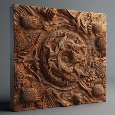 Patterns and decorations stl Chiloscyllium hasseltii 1 3d model