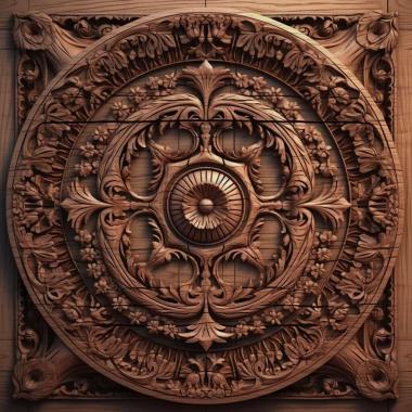 Patterns and decorations stl perfect symmetrical 1 3d model